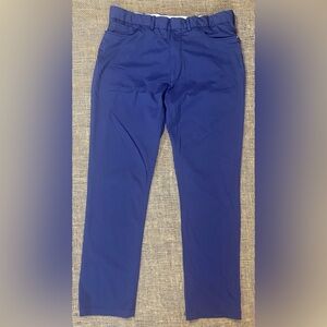 RLX Ralph Lauren Navy Blue Golf Athletic Pants, Size 34/32, Stretch Tailored Fit